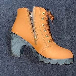 Used but new. Used for about 2 times and never worn again